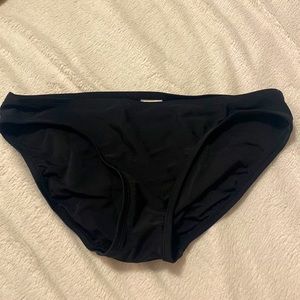 2 Full coverage black bikini bottoms